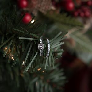 Engagement Ring and Wedding band